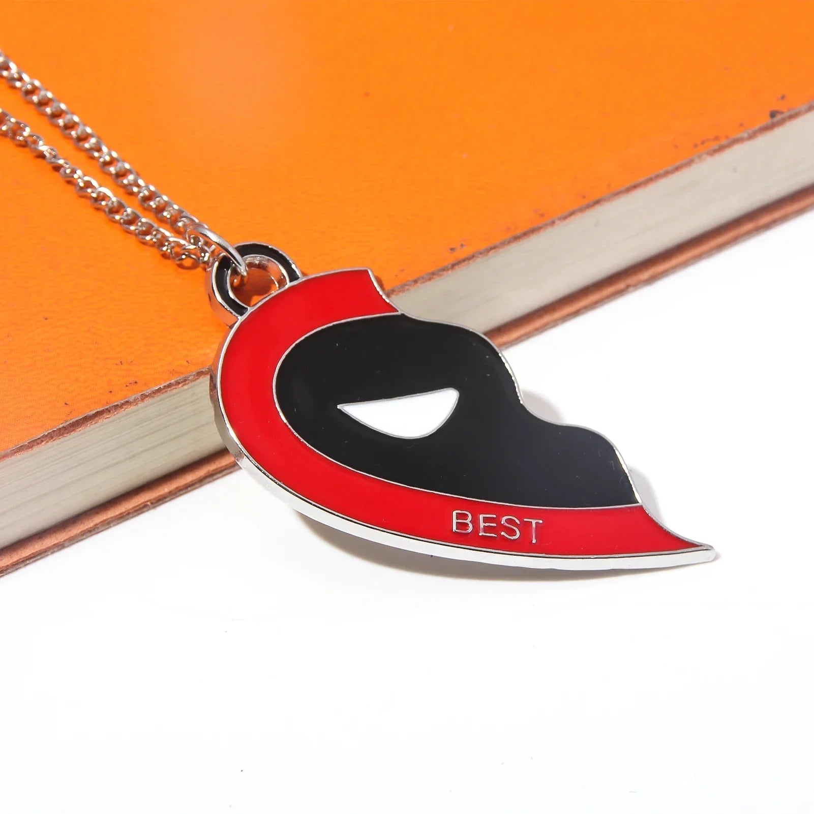 Deadpool/Wolverine Best Friends Jewelry - Split Heart Friendship Necklaces