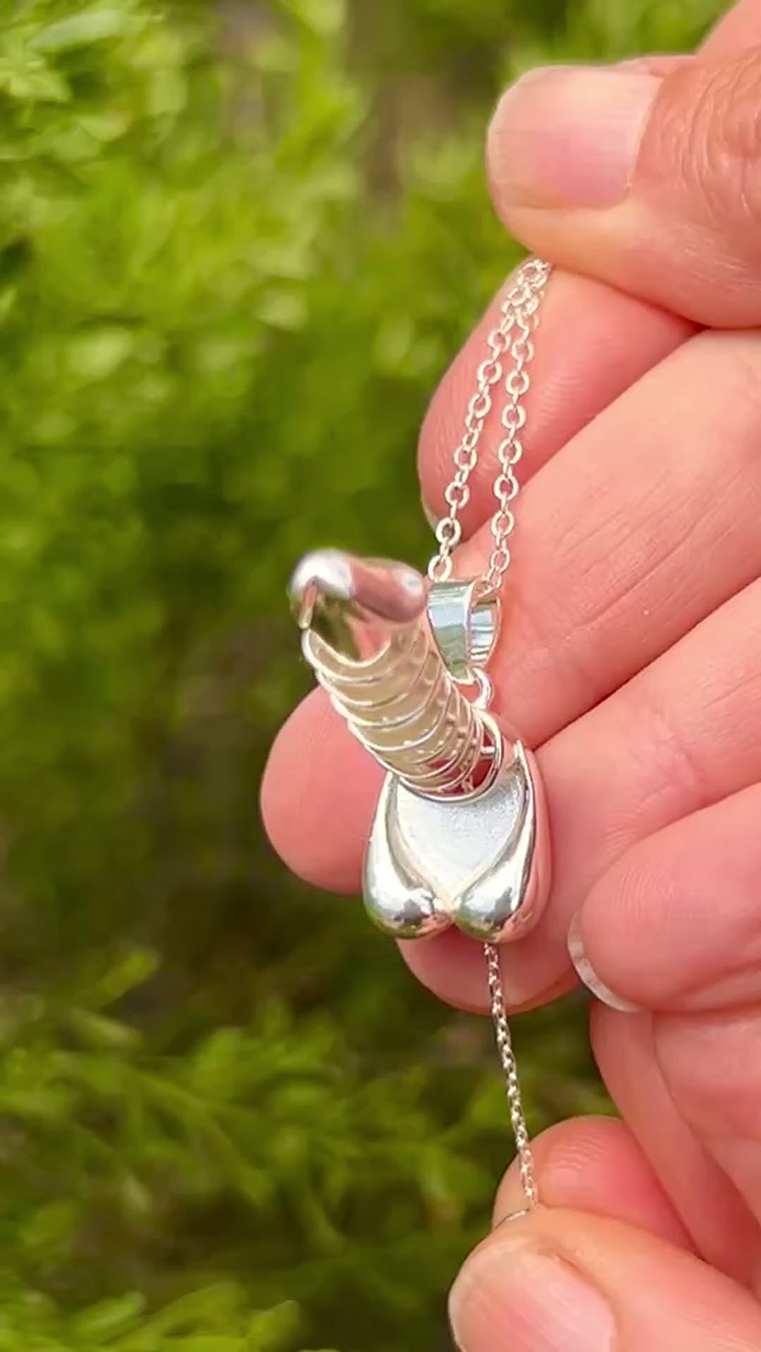 Rose Gold Diamond - Encrusted Unique Pendant Necklace